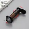 Visor de Puerta Ojo de Gato de Cobre Puro Diámetro 16mm Mirilla de Puerta de Hotel Lente de Vidrio Gran Angular de Alta Definición Anti-Espionaje Mirilla de Puerta de Entrada Anti-Palanca