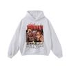 Estrellas de la moda hip-hop europea y americana impresión directa a chorro callejero oversize pareja sudadera con capucha para hombre y mujer sudadera de manga larga