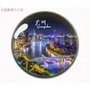 Ímã de Geladeira de Vidro de Cristal para Lembrança Turística de Guangdong Torre de Guangzhou Vista Noturna do Rio das Pérolas Shenzhen Zhuhai Leide Zhuzi