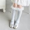 Calcetines Infantiles Misscucudog Primavera y Verano Nuevos Malla Encaje Uno Sin Costuras Lolita Niñas Princesa Caña