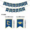 2026 Temporada de Fiestas de Graduación Banner Negro y Dorado Banner de Temporada de Graduación Tarjeta Colgante Espiral Set de Decoración de Panal Hecho a Medida