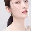 Transmisión en vivo celebridad de internet china aretes de moda nacional femeninos plata 925 nuevos de alta calidad aretes rojos aretes de moda aretes de moda B3