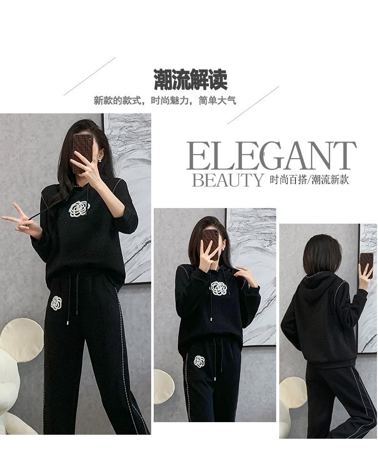 跨境淘货源2023秋季新款街头潮流减龄小个子爆款欧货网红款运动套装休闲运动气质休闲时尚流行新款秋装秋装女装时尚套装套装女装秋季套装女套装女女士运动服女装两件套套装卫衣套装休闲套装秋季套装女装时尚套装盐系休闲套装女装2023