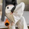Calça de Maternidade Primavera e Verão Roupa Externa Calça de Perna Larga 2026 Nova Calça Casual Tamanho Plus Plus Veludo Engrossado Não Apertada Perna Reta Calça Longa