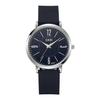 Cinta de Silicona para Pareja Goldie Reloj de Cuarzo Impermeable Simple para Estudiantes