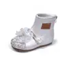 Botas para Niña 2026 Nuevas Otoño/Invierno Zapatos de Princesa Elsa para Niños Suela Suave con Vestido Botines Tobilleros Botas Martin con Felpa