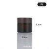 Tapa con veta de madera marrón botella crema oscura 20g botella crema sellada botella crema contorno de ojos 30g cosméticos sub-embotellado botella vacía