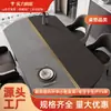 Jogo Americano Oval para Mesa de Jantar, À Prova d'Água, À Prova de Óleo, Não Lavável, Luxo Leve, Sensação de Alta Qualidade, Protetor de Tampo de Mesa Redondo Dobrável