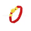 Anillo de Oro Puro 999 para Mujer, Estilo Nuevo, Anillo Trenzado de Cuerda Tejida Hecho a Mano, 24K, Venta al por Mayor para Regalos