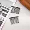 10203040 Guangdong Oro, Plata, Hierro Negro Alambre Diadema Peine Accesorio para el Cabello Corona Tocados de Novia Peine para el Cabello