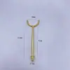 Suporte de exibição de joias com acessórios de garfo de metal, haste de gesso, suporte de armazenamento de pulseiras