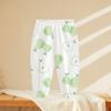 Pantalones antimosquitos para bebé, finos, de verano, de algodón puro, para hombre y bebé, pantalones de pijama casuales y bonitos para mujer