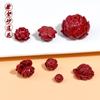 Mingdu Cristal Roxo Areia Dourada Cinábrio Acessórios Flor Floco de Neve Lótus Rosa Contas Soltas Areia Roxa Cinábrio Pequenos Acessórios