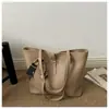 Bolsa Tote Casual de Grande Capacidade para o Dia a Dia, Tendência Primavera 2026, Textura Diária, para Usar sob o Braço ou no Ombro, Feminina