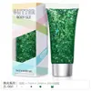 Manicura diy resaltador corporal protección ambiental botella fábrica traje maquillaje de escenario brillo flash facial gel pintado lote