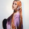Bufanda Hijab Satinada Estampada para Mujer Africana Al por Mayor Al por Mayor
