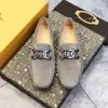 Sapatos Mocassins Masculinos de Couro Genuíno da Marca T Versáteis de Calçar Fácil para Dirigir Sapatos Amarelos Tendência Estilo Quente de Celebridade da Internet Moda Casual Respirável
