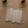 Azulejos de Calcário Travertino Bege de Tira Longa Cuidadosamente Selecionados, Azulejos Artesanais de Pedra Artificial para Pátios Externos, Áreas de Jantar e Pousadas, Azulejos de Parede e Piso