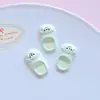 Lindas pantuflas, pinzas para el cabello de dibujos animados, gomas para el cabello, accesorios para el cabello, llaveros, pequeños colgantes, accesorios de bricolaje para zuecos