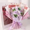 Presente de Dia dos Namorados, Buquê de Rosas, Buquê de Flores de Sabão, Flor Eterna, Flor Artificial, Presente de Dia dos Namorados Chinês, Lembrança Criativa