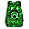 Mochila Escolar Infantil Tubarão Transfronteiriço Bolsa Tote Desenho Animado Mochila Grande com Estampa Total para Meninos, Pedido Mínimo de Uma Peça
