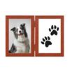 Porta-retrato de madeira transfronteiriço de mesa atacado dobrável duplo dobradiça de 67 polegadas dobradiça para foto de pet moldura dupla combinada