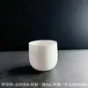 Sombrero de Cubo de Porcelana Blanca de Dehua Taza Taza para Cata de Té de Color Sobreesmalte Regalo Corporativo Juego de Té Gaiwan
