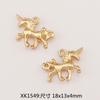 Acessórios de Joias de Liga DIY Carrossel Unicórnio Pulseira Colar Pingente Pégaso Cavalo de Balanço Pingente