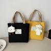 Bolsa de Cosméticos para mujer bolsa de lona color sólido bolsa pequeña cremallera mini todo-partido portátil bolsa pequeña para el trabajo y salidas