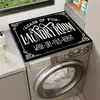 Alfombrilla Cubierta de Tierra de Diatomeas para Lavadora Estilo Americano, Alfombrilla Protectora para Encimera, Alfombrilla Cubierta Antipolvo para Refrigerador, Alfombra de Sala de Estar de Lujo Ligero