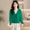 26 Novidades de Primavera e Verão em Tricô de Seda Gelada para Mulheres, Peça Externa Fina, Cardigan com Proteção Solar, Blusa Curta Solta de Manga Longa, Camisa para Ar Condicionado