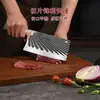 Cuchillo de Cocina Forjado para Uso Doméstico, Hachuela para Huesos, Ultraafilado, Hachuela para Carne Afilable, Cuchillo de Chef de Acero Inoxidable, Cuchillo para Cortar