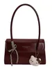 Bolsa de Hombro Cuadrada para Mujer, Moda Retro, Portátil, de Calidad, para Viajes de Negocios, Fábrica de Origen de Comercio Exterior Transfronterizo