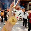 Shuibeizijin 999 Princesa Por Favor Hazte Rica Llavero Relleno de Algodón Llavero de Cuero Colgante para Bolso Tejido Regalo