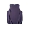 Chaleco Deportivo Black Fleet para Exteriores de Secado Rápido, Corte Holgado, Cuello Redondo, Top Funcional Casual Transpirable, Camiseta sin Mangas Estilo Americano