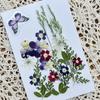 Garrafa de Água Transparente Marcador de Livro com Flores Secas Jardim de Infância Crianças Artesanato Manual Espécime de Planta Presente de Feriado Florista Salão