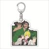Hell Music Keychain Animação em torno de sapinhos Maru Ehai Ya Esquerda Pendurado Batalhão Guarda Gangue Zuo Chefu Zhi Pingente Acrílico