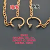 Colar Kajia cravejado com diamantes em toda a extensão, com pontas e extremidades em diamante, corrente para clavícula, banhado a ouro rosa 18K espesso, finamente trabalhado, mesmo estilo do pingente de influenciador popular