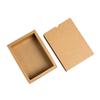Caja de papel de piel de vaca con logo imprimible puntual, caja de embalaje para ropa interior, caja cajón para calcetines, caja de regalo de camelia para té perfumado