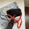 Bolsa Shuai Mi Cor Dopamina para Mulheres 2026 Nova Moda Bolsa de Ombro Único para o Dia a Dia Grande Capacidade Estilosa Bolsa Transversal para Mulheres