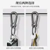 Llavero de Cintura Unisex Doble Círculo Creativo Llavero de Coche Colgante Llavero de Metal Llavero Simple