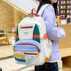 Mochila Divertida de Chica Fantasma Estilo Retro Americano Mochila Escolar para Estudiante de Secundaria Estilo Harajuku Color de Contraste Mochila Casual para Mujer