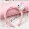 Estilo K de Lindo Conejito de Peluche Diadema para el Cabello Orejas de Conejo de Dibujos Animados Pasador para el Cabello Diadema para Niña Pequeña Accesorios para el Cabello para Niños
