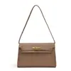 Venta al por mayor del fabricante Bolso Kelly para mujer Estampado de Palma Bolso versátil para hombro y axila Bolso tipo Baguette retro portátil de alta gama para mujer