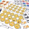 Bolsa de Expressão Engraçada Nova Transfronteiriça Personalizada Desenho Animado Fofa Mais Vendida Capa de Celular Adesivo Decorativo para Mala de Mão
