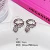 Pendientes de Cobre Ecológicos con Borlas, Clips Curvos en Forma de Cruz para Oreja, Aros Únicos de Lujo Ligero, Accesorios para Orejas