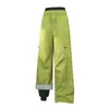 Conjunto de pantalones de forro polar tres en uno para exteriores de otoño e invierno, con pantalones de trabajo desmontables de pierna ancha, a prueba de viento e impermeables, adecuados para senderismo