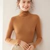 Suéter de Cachemira Holgado con Cuello Redondo Otoño Nuevo Jersey para Mujer Rayado Cálido Delgado Fino Camiseta Básica de Cachemira