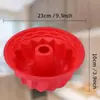 Molde de Silicone para Bolo de Grau Alimentício Padrão Espiral Oco Forma para Assar Bolo Ferramentas de Confeitaria Outlet de Fábrica
