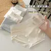 Nova calcinha feminina de viscose cintura média, sem costura, com fundo de algodão antibacteriano, respirável e confortável para a pele, calcinha feminina